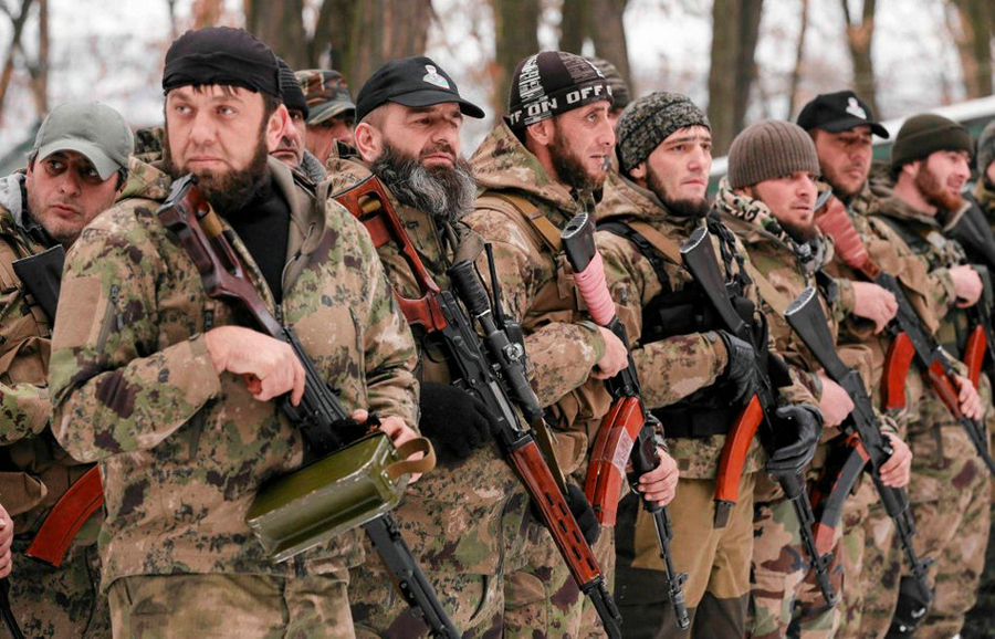 车臣士兵入乌作战 多为俄军退伍穆斯林     据外媒报道,日前在乌克兰