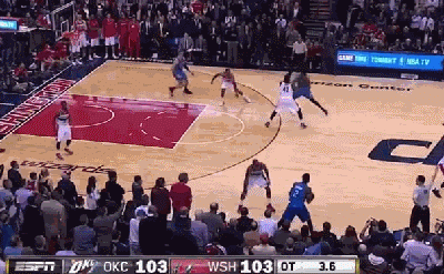 双熊45+20灰熊力擒猛龙 威少准绝杀雷霆加时