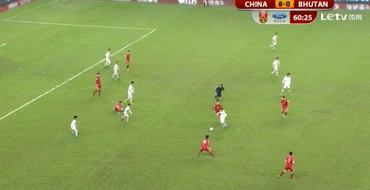 惊!不丹c罗单挑国足防线 黄博文遭马赛回旋羞辱(gif)