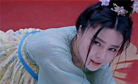 《武媚娘》范冰冰剧中被打 嘴角<em>流血</em> - 电视论