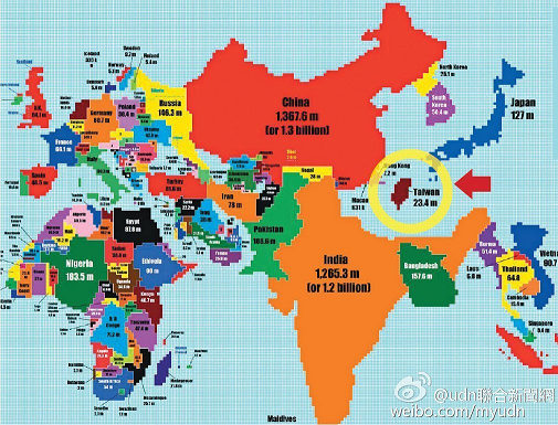 世界最小的国家_世界人口上亿的国家