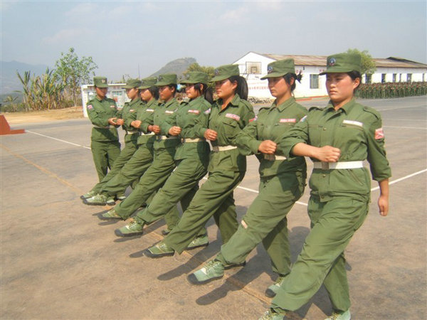 果敢女兵大量真实照片曝光 果敢女兵大量真实照片曝光.