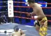 现场：中国拳手21秒KO日高手 一拳致其喷血