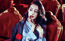 
杨幂复古写真红唇妩媚