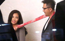 刘涛郭涛情侣装拍广告