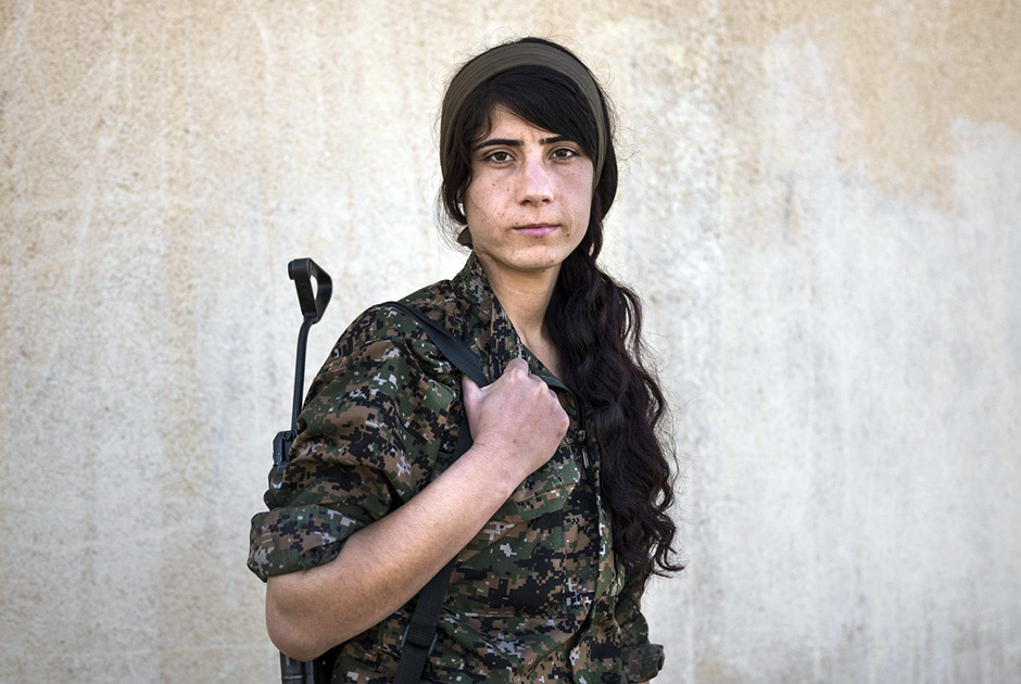 库尔德女子自卫军(ypj)正式组建于2012年,虽然首批娘子军早已有之