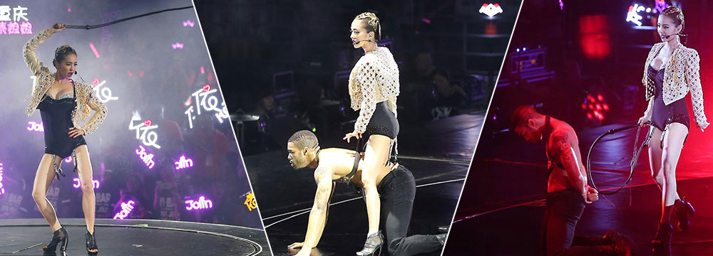   蔡依林广州演唱会现场  