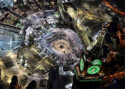 百万穆斯林麦加朝圣画面