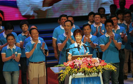国民党大佬全代会全走光 党代表炮轰高层不团结