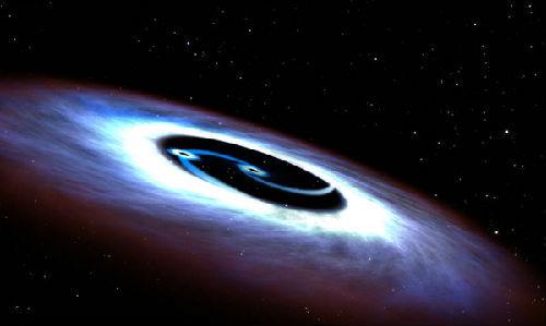 NASA发现双重黑洞 主洞质量是太阳1.5亿倍|黑