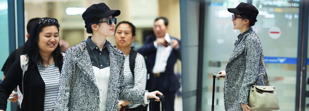 中国好女友！刘亦菲赴韩为宋承宪庆生