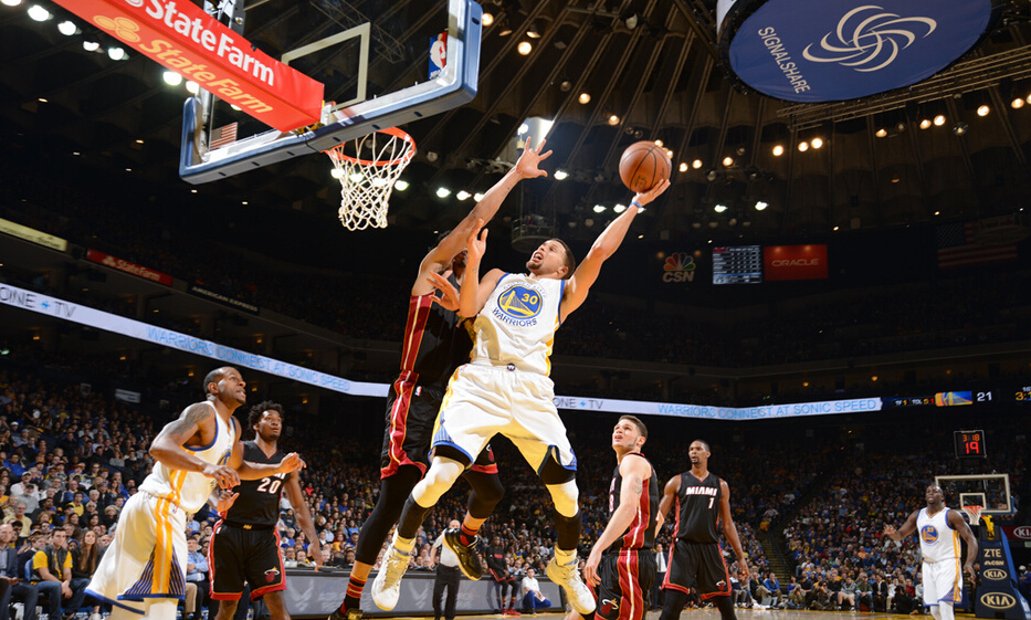 库里31+6韦德20+6+11 勇士灭热火主场36连胜