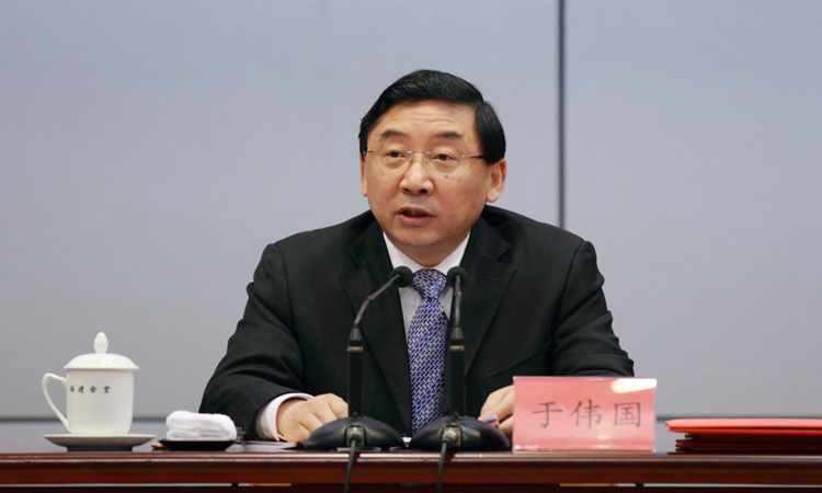 媒体:于伟国代理福建省长一个半月后将转正