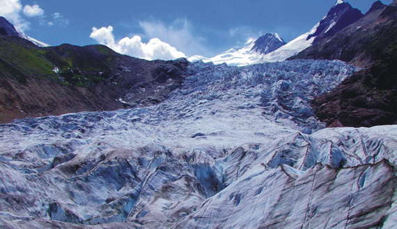 冰川与森林交错雪山和草原共存最美冰川之乡在波密