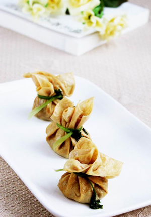 《红楼梦》中 晴雯爱吃的豆腐皮包子