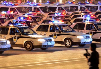 太原103支巡逻队保障十八大治安