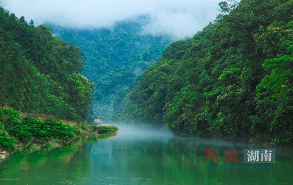 九龙江国家森林公园直河风观，似仙境。