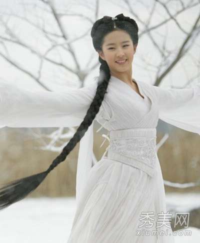 陈妍希称包子脸挺好 盘点<em>小龙女</em>发型谁最仙_广