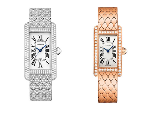 <em>卡地亚</em>Tank系列<em>女士腕表</em> 神秘奢华不失柔美气