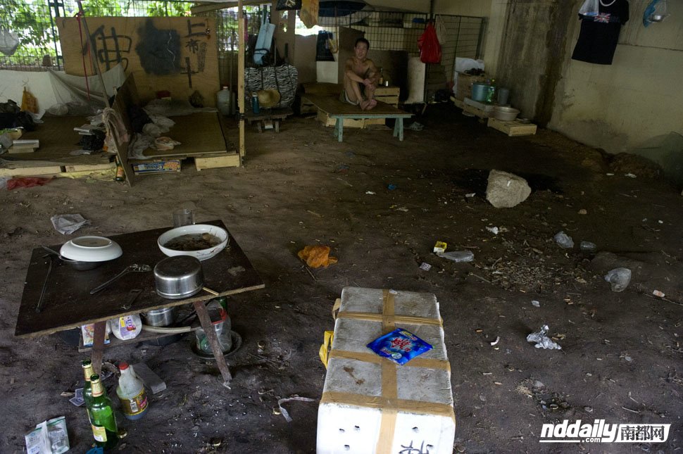 组图:广州流浪者