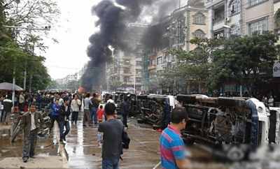 广西东兴海关缉私致人受伤引发群体性事件(图