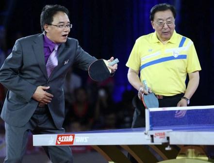 担任西南赛区总教练的乒乓球世界冠军,原中国乒乓球队总教练许绍发的