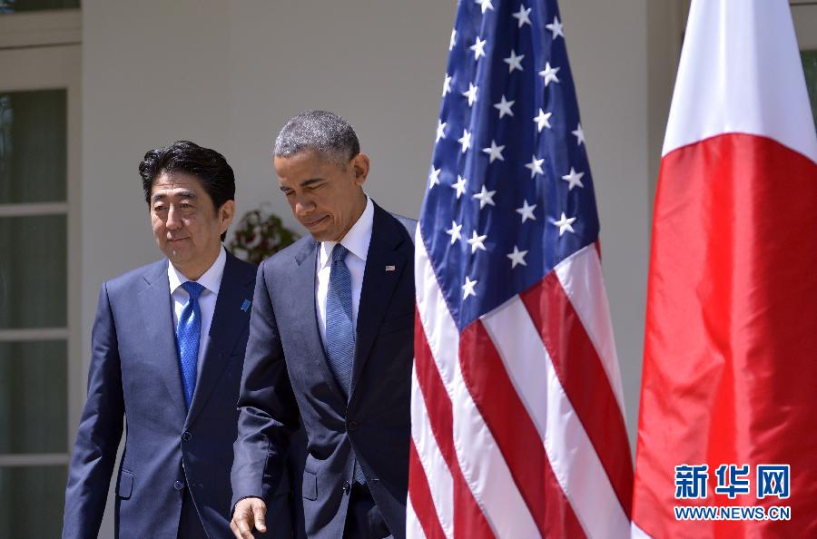 日本首相安倍晋三访美 拒绝就历史问题道歉
