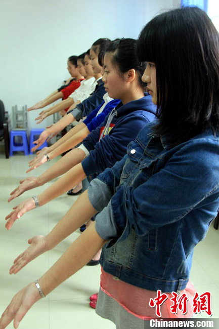 中国民用航空飞行学院江西招准<em>空姐</em> <em>高中</em>生排