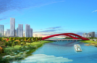 沣东新城城市生活区地标桥