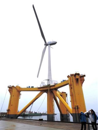 日本浮体式海洋风力发电站拟2016年动工