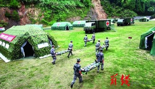 南京军区第九二医院锤炼战伤救护及战时卫勤(