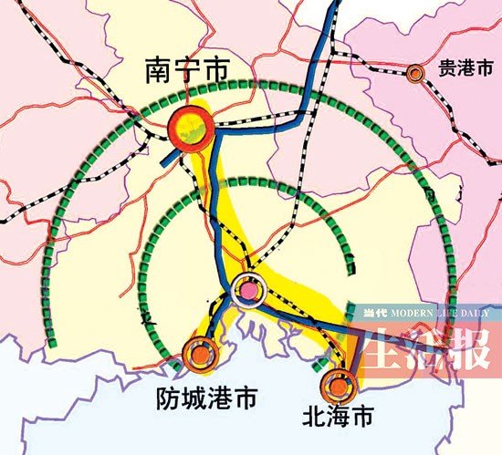 南北钦防经济总量