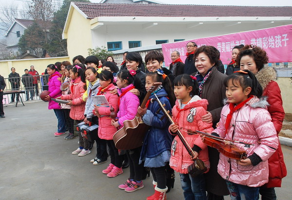 玫琳凯在安徽三所乡村学校建设快乐教育空间|