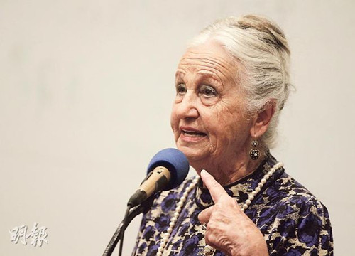 存者赴港演讲:说者淡然听者震撼(图)|犹太人|奥