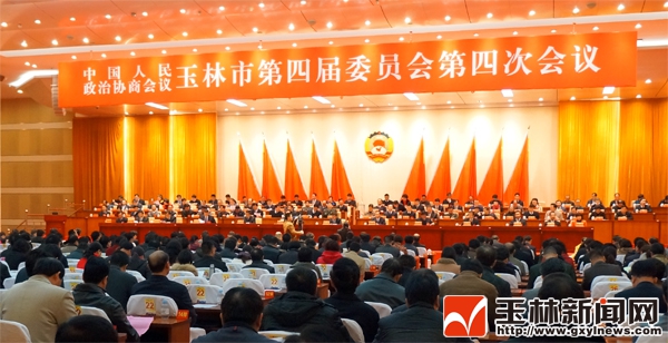 玉林市政协四届四次会议举行开幕大会