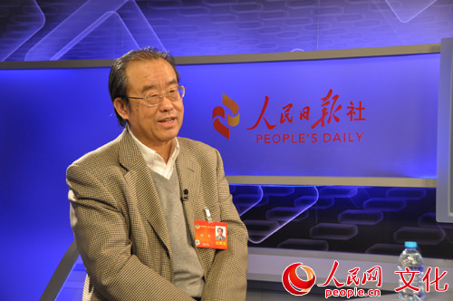 全国政协委员、中国艺术研究院研究员田青（王鹤瑾摄）-图片版权归原作者所有