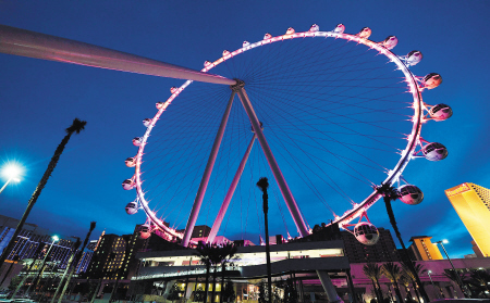 世界最大观光摩天轮亮相拉斯韦加斯