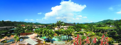 青山绿水温泉旅游度假区正在加快开发建设，力争建设成为集旅游、休闲、娱乐、房地产开发为一体的大型生态旅游度假区。资料图片