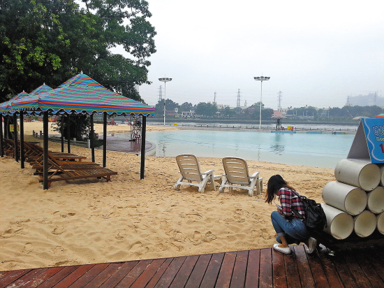 西郊泳场重新开放|沙滩|广州