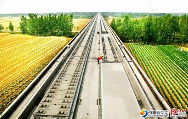 沪昆高铁邵阳境内主体工程已完工有望年底通车