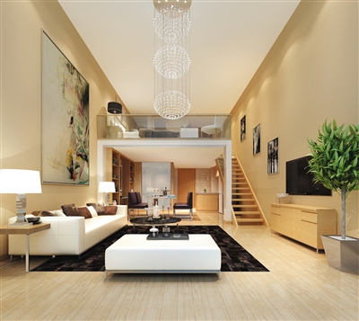 珠江四季悦城的层高达到4.5米，功能分区有很强的实用性和拓展性。资料图片