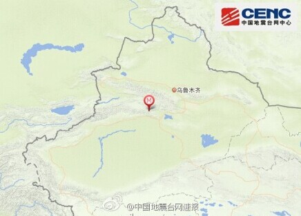 新疆焉耆回族自治县发生3.1级地震 震源深度9千米