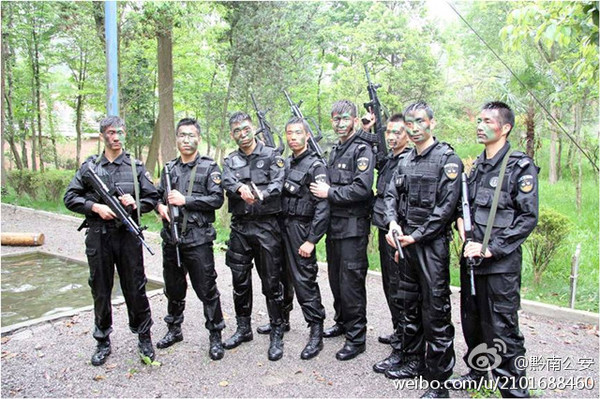 河南嵩山48名武校学员被贵州警方特招入警(组