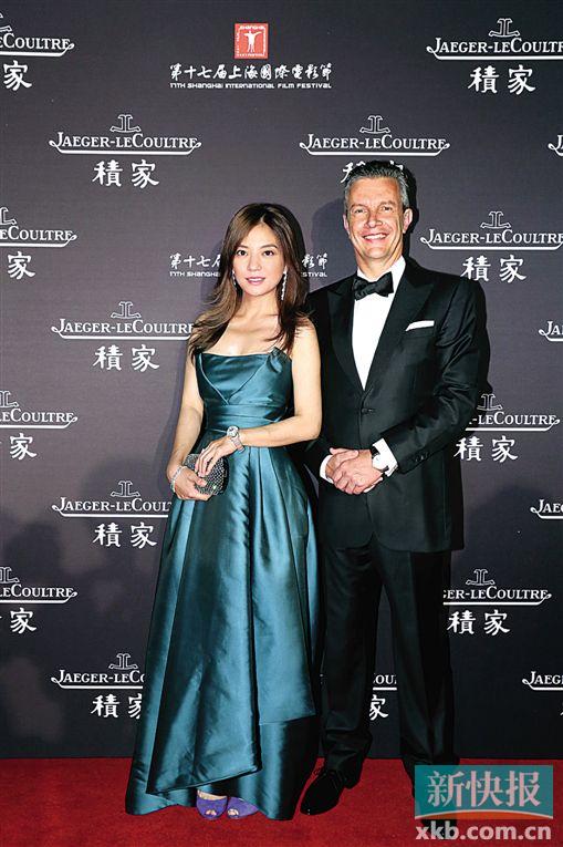 ■积家品牌大使赵薇与积家全球总裁瑞亚德。