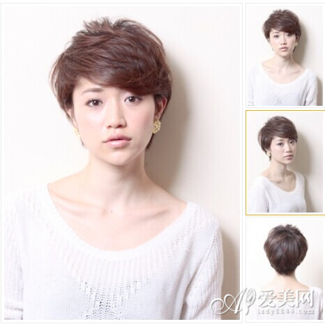 简单染发短发造型 年轻时尚轻松拥有