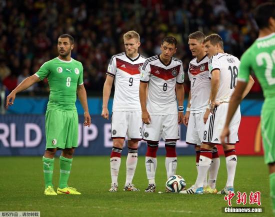 夺冠大热德国加时险胜 复杂任意球战术成徒劳