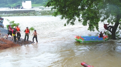 洪水救援|资源县|人员
