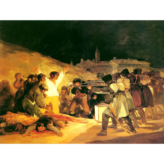《1808 年5 月3 日夜枪杀起义者》