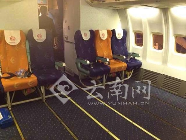 飞机已拆下座椅