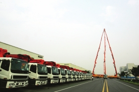 三一重工所属企业三一重机拟在香港联交所主板上市交易。资料图片